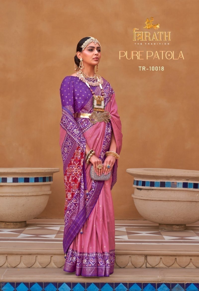 Pure Patola By Trirath Mercerized Sigma Silk Saree